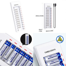 Großer Kapazität 12Bay AA Triple A Batterie Hochgeschwindigkeitsladeadapter