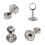 2Pcs Curtain Rod Ceiling-Mount Bracket Heavy Duty Rod Socket-19 4