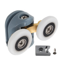 Shower Door Wheels Sliding Glass Door-Gray upper wheel 23mm