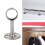 2Pcs Home Hanging Rail Rod Support Socket Closet Pole-25 5