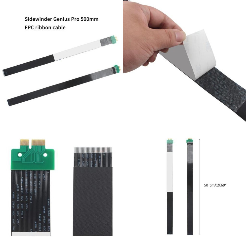 652F 30Pin Fpc Cable Adapter Board Wiring Ribbon Cable For 3D Printer Flexible Ribbon Cable Accessories 6935161507331