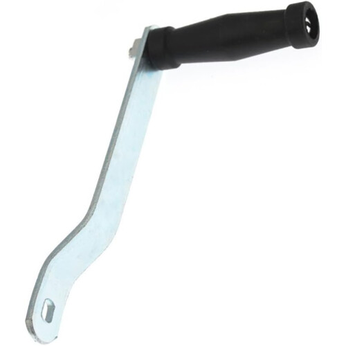 Ergonomic iron for boat trailers, winch, crank handle, and improved control (silver) 1