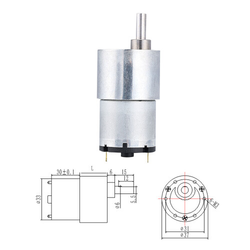 37-528 24V High Torque elektrische-22 tpm 2
