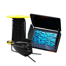 Underwater Fish Finder Camera 4.3Inch IPS Display Infrared Night Vision WideAngle See In The Dark 15M Range Black