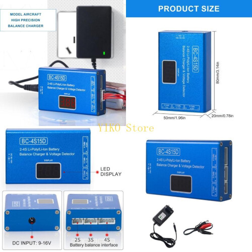 K32C Precise 2-4s Batterie für Lithiumbatterien und weitere BC-4S15D Modell