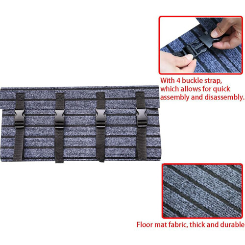 Step Covers, flexible buckle design, 45.7 x 45.7 cm, doublelayer backing, motorhome step pad 1