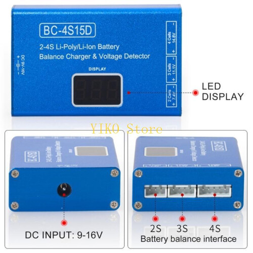 K32C Precise 2-4s Batterie für Lithiumbatterien und weitere BC-4S15D Modell 1