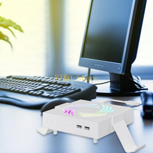 K32C-Kühlsystem Externer Kühllüfter mit Lichtkopfhörer und Controller-Halter