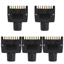 5Pcs 7-polige Flachsteckerstecker, australischer Standard-Boots-Caravan-Adapterstecker, Steckdosen, Flachanhänger-Männchensteckdose