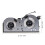 K32C Ventilátor chlazení CPU Ventilátor CPU Chlazení CPU Ventilátor pro HRANÍ 3I-15IMH 6
