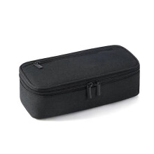 (black) Pencil Case Black School Supplies Pencil Case Girls Estuche Escolar Solid Color Large Capacity Cute Stationery Pencil Pouch