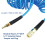 Lightweight Air Compressor Hose 1/4" Polyurethane Recoil Air 2