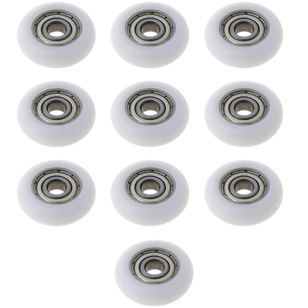 10Pcs Sliding Conveyors Nylon Wheel Sliding Cabinet Pulleys 7732000588587