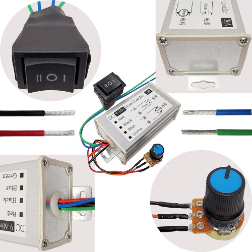 DC9V-60V DCMotor Speed Controllers Motor Driver Controls Modules 1