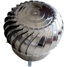 Rotatable Fireplace Hood Stainless Steel Rotating Fireplace Hood Spinner Anti Downdraughts All Purpose Fireplace Hood (300mm)
