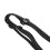 4 Stück Motorrad Gepäckseil Doppelklemme 60cm Elastisch retractable Schwarz 11