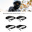 4 Stück Motorrad Gepäckseil Doppelklemme 60cm Elastisch retractable Schwarz 3
