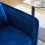 Living And Home Single Sofa Armchair, Navy Blue 5