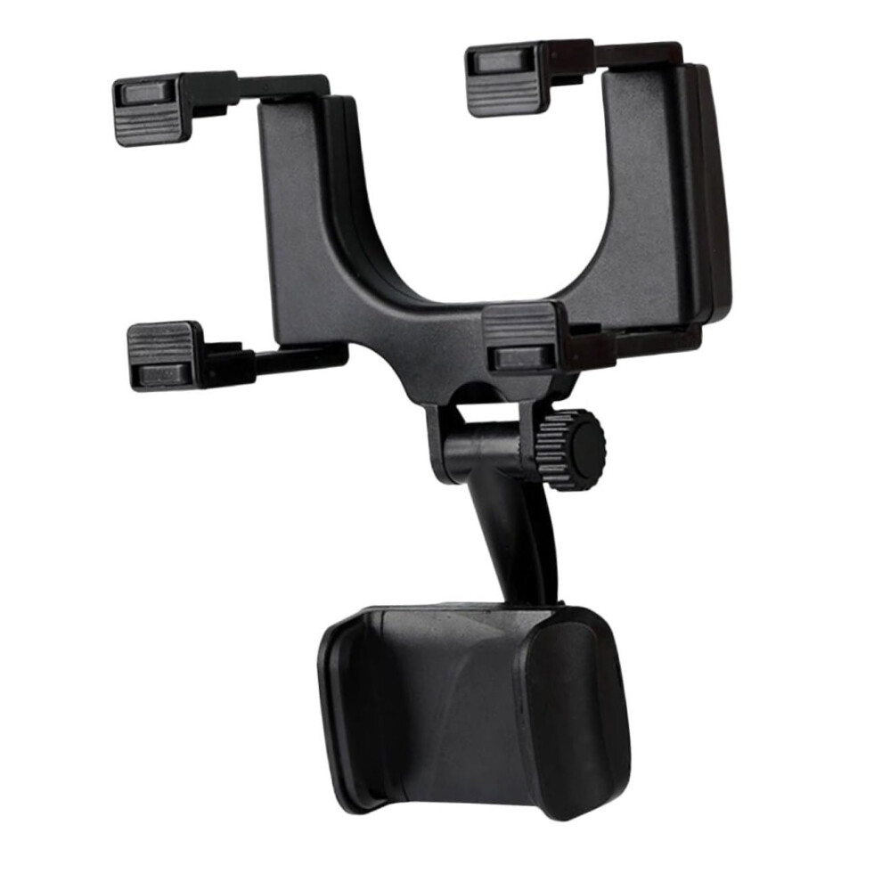 Car Phone Holder 360 Rotatable Rear View Mirror Mount Adjustable Universal For Smartphones 9347817912715