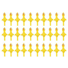 (30pcs) 10-50PCS Slingshotting Chicken Finger Toy, Funny Flying Rubber Chicken, Soft Decompression Toy for Kids, Birthday Present & Party Favor