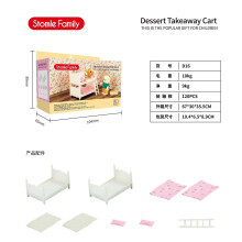 (D04) Girl Play House Simulation Toy Safe Stimulate Creativity Knickknack for Kid
