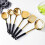 (black) 7-Piece Utensils Set with Holder, Non Stick Kitchen Utensil Set with Rotating 4