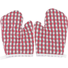(COLOR 1) Children Play Kitchen Heat Resistant Kitchen Gloves for Children Toddlers Pack of 2red