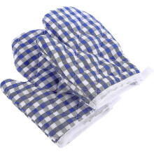 (COLOR 2) Children Play Kitchen Heat Resistant Kitchen Gloves for Children Toddlers Pack of 2red