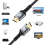 Καλώδιο HDMI 2.1 8K@60Hz, 4K@120Hz, 1 μέτρο – Υψηλή ανάλυση και ρυθμός ανανέωσης 4