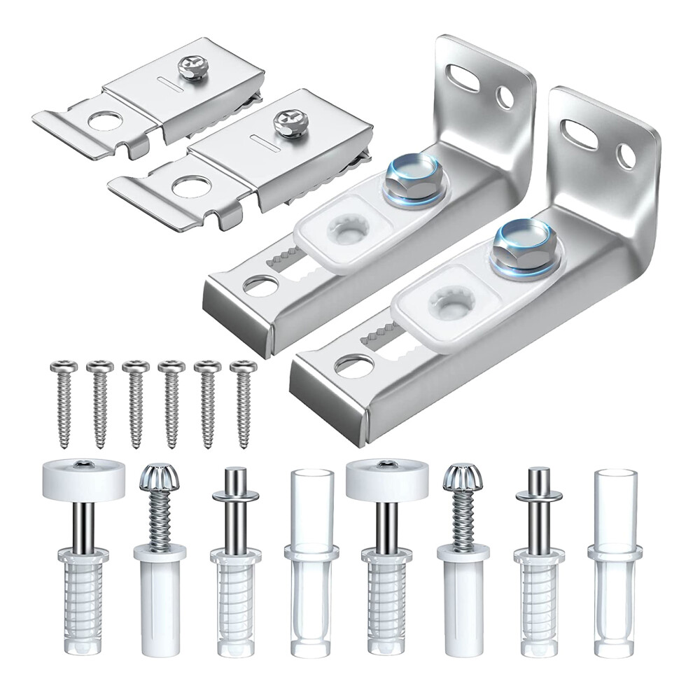 2 Set Stainless Steel Bi-Fold Door Hinges Closet Door Hardware 7732000588570