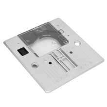 Steel Straight Stitch Needle Plate for Singer Juki Family 8x8.1cm