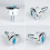 Toilet Button Cover Oval-shape Double Pressing Tanks Push Water 5
