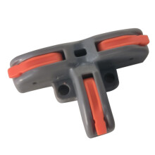 Draadconnector T-type aansluitblok voor massieve-Grijs oranje