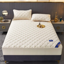 Fitted Sheet Style Bed Cover 90x200 Cotton Quilted Mattress Protector Deep Pockets Ultra Soft Breathable Single Bed Cover