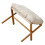 Fußhocker, faltbar, mit X-Beinen, moderne, 4