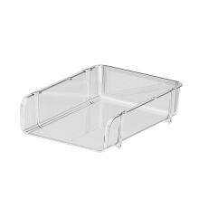 Commercial Grade Sugar Packet Caddy Side Cutouts Transparent Stackable Plastic Container Dishwasher Safe Clear Storage Holder Modern Kitchen Accessori