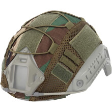 CS Wargame Sport Helmet Cover For OpsCore PJ/BJ/MH Type Fast Helmet, Hunting Tactical, Color WL