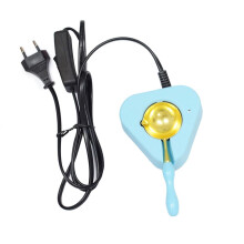 Electric wax seal warmer, wax heating pot with spoon and wax seal head, seal wax oven for wedding invitations, envelopes