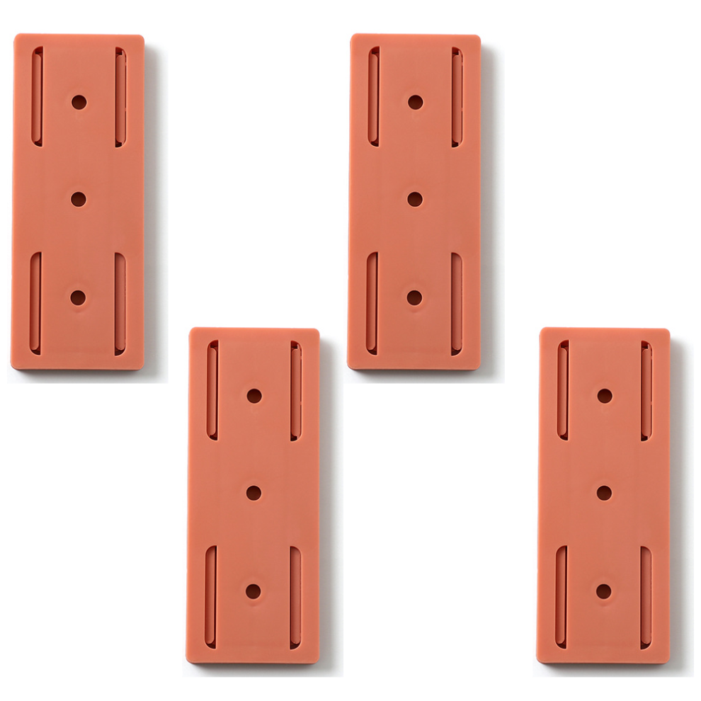 Adhesive Socket Fixers For An Organized Life, Self-Adhesive Desktop Socket Fixer Ensures Safe And Easy Installation In Your Home And Workspaces (4Pcs) 9347418494603