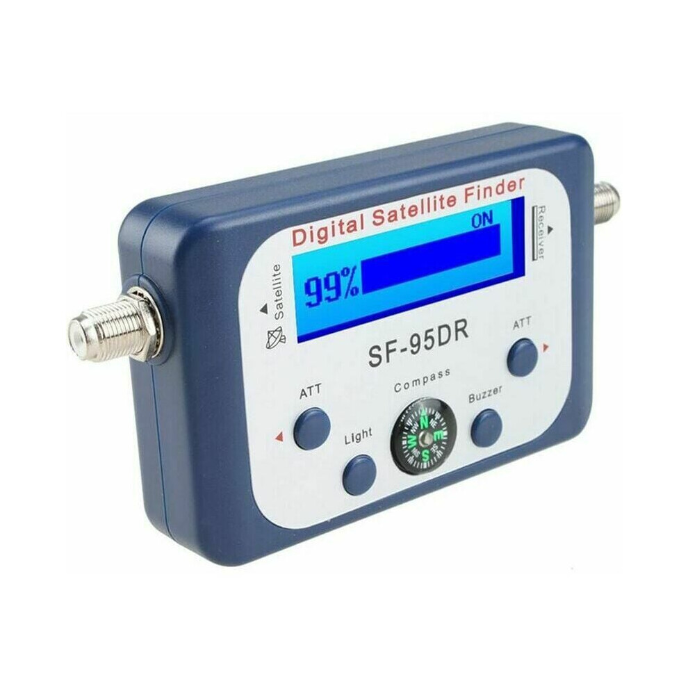 Professional Digital Satellite Finder, More Precise Than Other Similar Devices, Integrated Electronic Compass For Easier Tuning, 75Î© Connector, 9468298652249