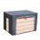 Storage Solutions, Innovative Foldable Organizer, Clear Window for Quick Identification, Robust Metal Frame, Linen Fabric, Space-Saving, Durable Handl 1