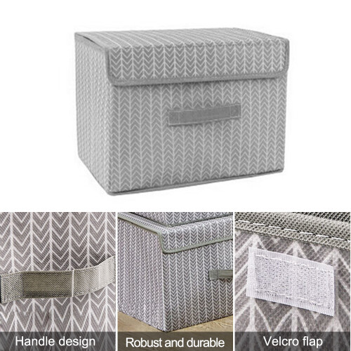 Space Saving Storage Box For Closet Or Home, Multi Usage Storage Box With Linen Fabric And Foldable Design, Ensuring Efficiency And Style 2