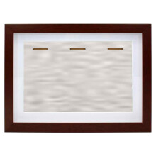 Wood Sport Medal Display Frame, High-Quality Medal and Photo Display Case with Refined Finish, Durable MDF Structure for Honoring Athletic and Militar