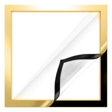 Cadre photo mural pour impressions 30x40cm, cadre en toile minimaliste au design moderne avec bords magnétiques auto-adhésifs, plexiglas léger et