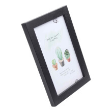 6x4 Black Photo Frames, Solid Wood 6x4 Picture Frames, Thin Black Picture Frame 6 x 4 inch,,6x4 Picture Frames for Tabletop and Wall Mounting for Prin
