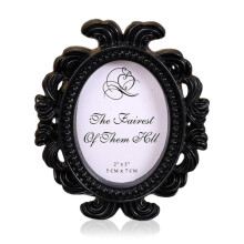 Gold Picture Frame Showcasing Antique Photo Frame, Baroque Style Accent for Retro Home Decor, Ornate Frame with Elegant Decor Details, Durable Resin B
