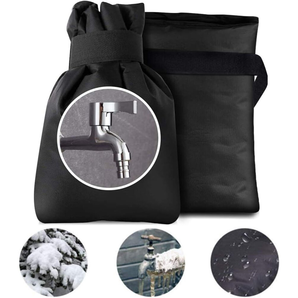 Outdoor Faucet Cover For Patio, Universal Size Waterproof Insulated Outdoor Faucet Sock For Freeze Protection, Reusable, Quick Cleaning, Strong Velcro 9148971513721