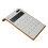 (White) Ultra-thin solar calculator for office desk calculator 1