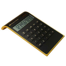 (black) Ultra-thin solar calculator for office desk calculator