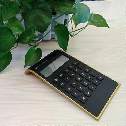 (black) Ultra-thin solar calculator for office desk calculator 1